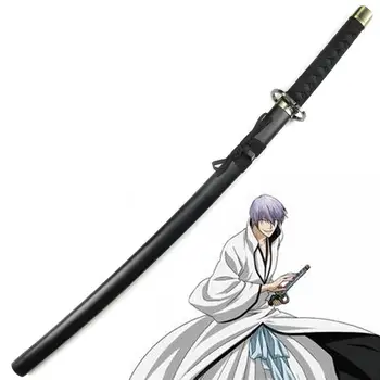 

Bleach Espada Wooden Sword Weapon Knife Prop Cosplay Anime Ichimaru Gin shinsou zanpakutou Samurai Sword Katana Toy For Teens