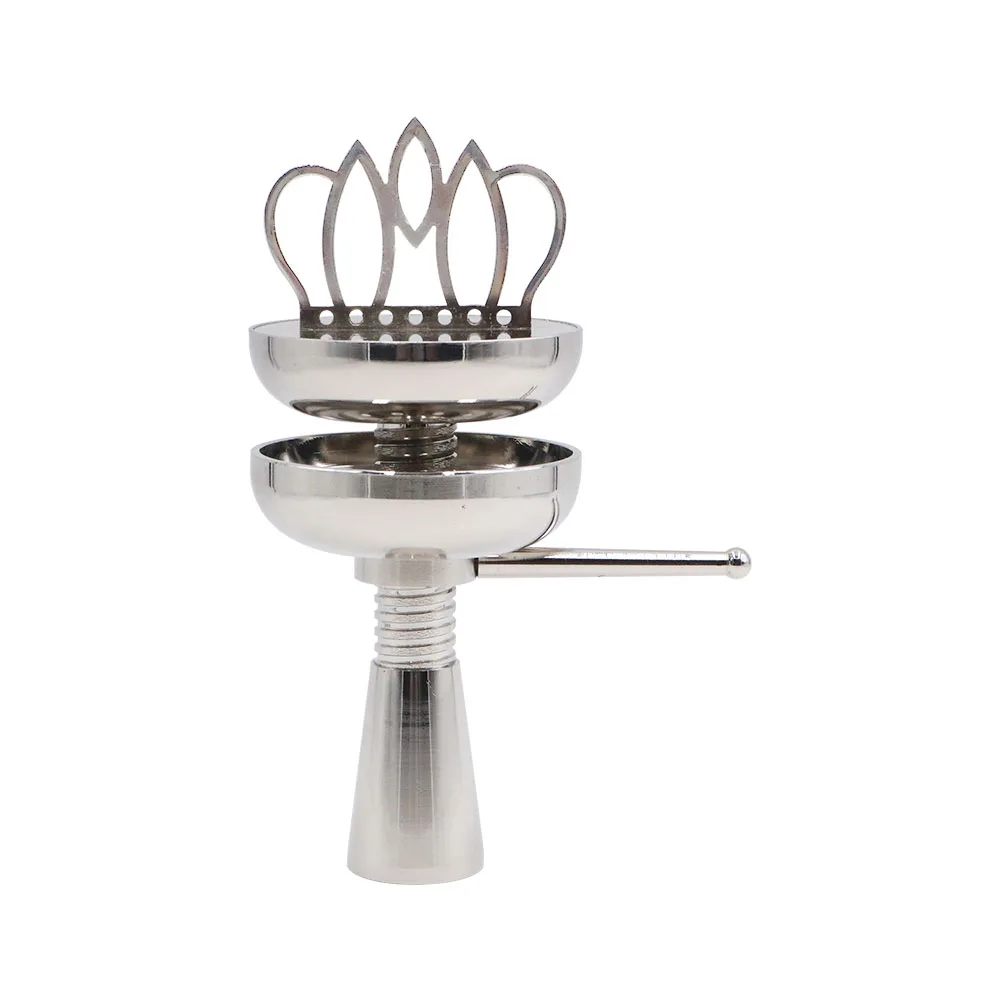 Серебристая чаша держатель для угля кальяна табака | Дом и сад