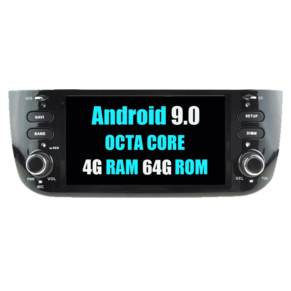 PX5 Android 9.0 RoverOne Автомобильный мультимедийный плеер для Fiat Abarth Punto EVO Linea 2012+ Android 9,0 Радио Навигация СБ Navi Центральный Мультимедиа - Цвет: PX5 Android 9.0