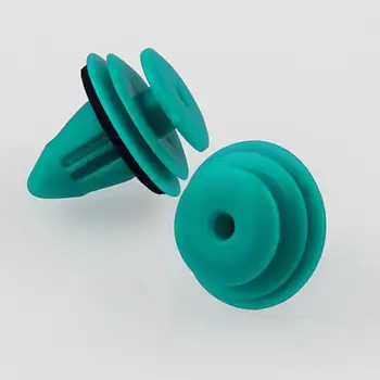 

Auto Parts Car Door Panel Buckle Plate Buckle Green Buckle With Cotton Pad Car Accessories 25Pcs