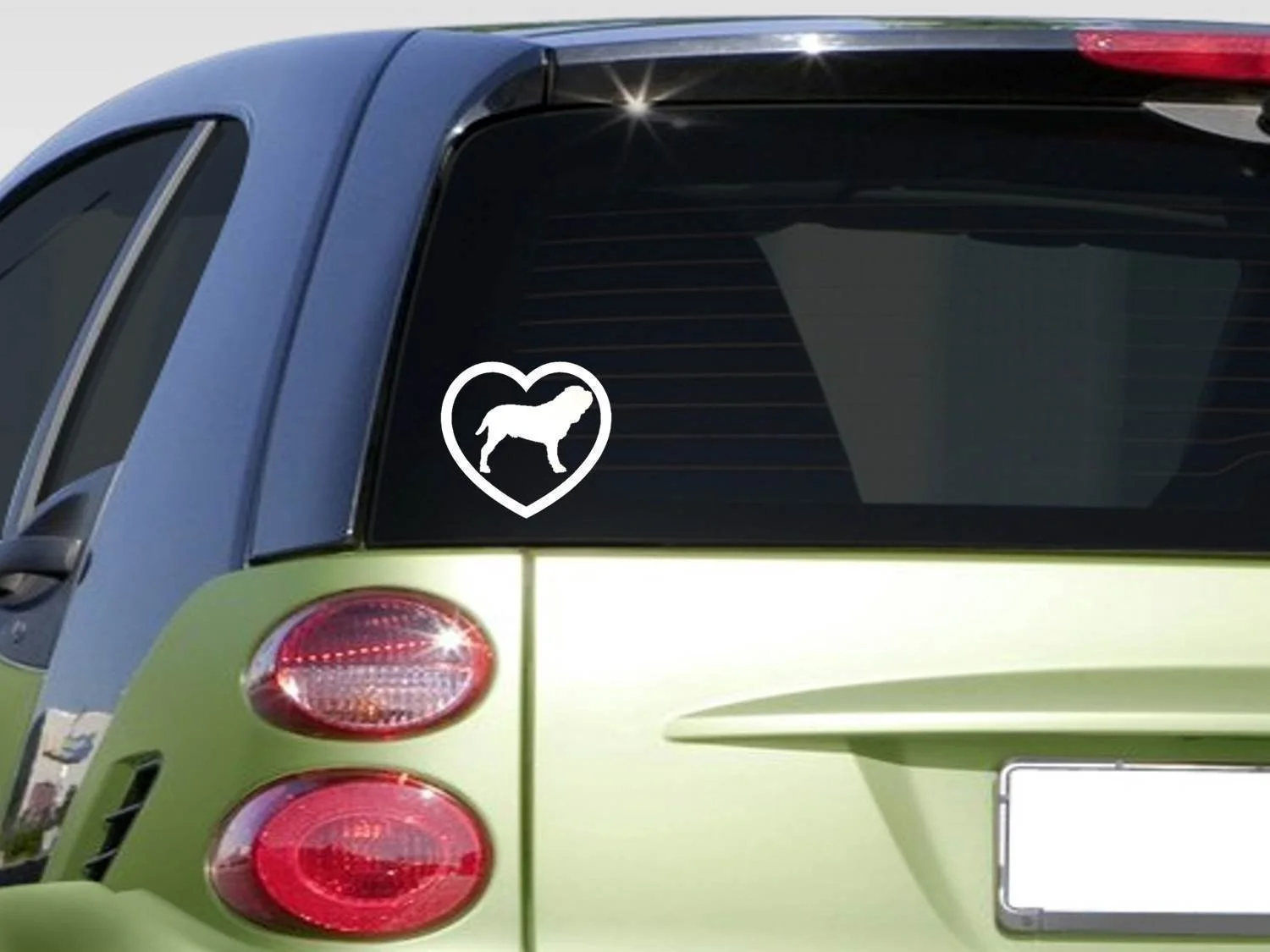 Heart Neapolitan Mastiff sticker decal neo english window Sticker 20cm | Автомобили и мотоциклы