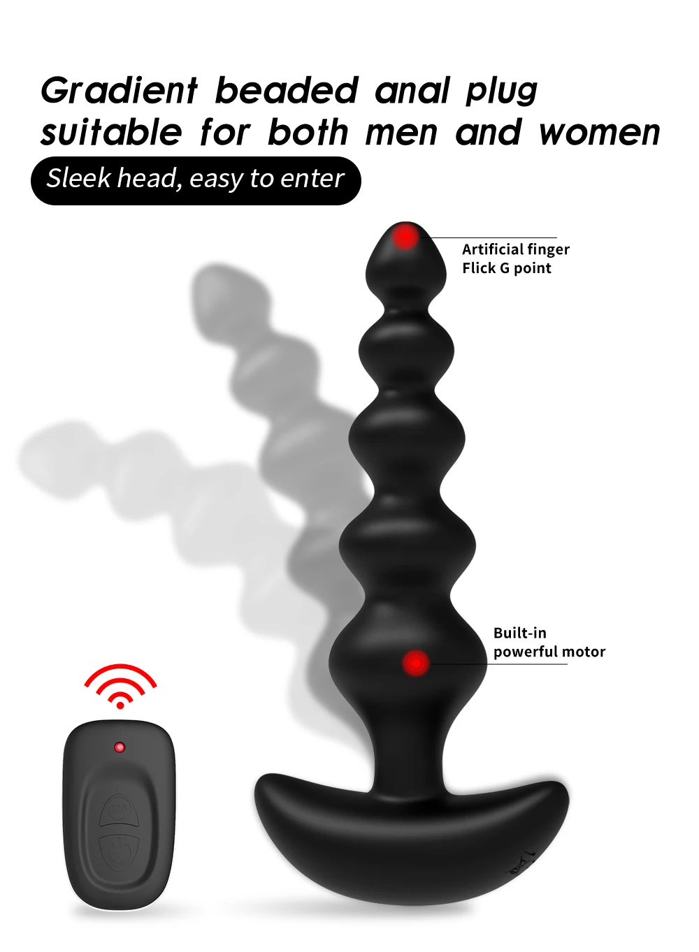 Anal Plug Vibrator Sex Toys Fo…