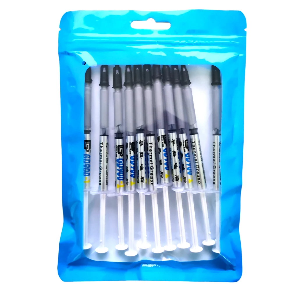 GD900-1 Thermal Grease Compound Conductive 6.0 W/mk Pasta termica Plaster Heat Sink for CPU GPU Chipset Notebook Cooling Coolers thermal paste