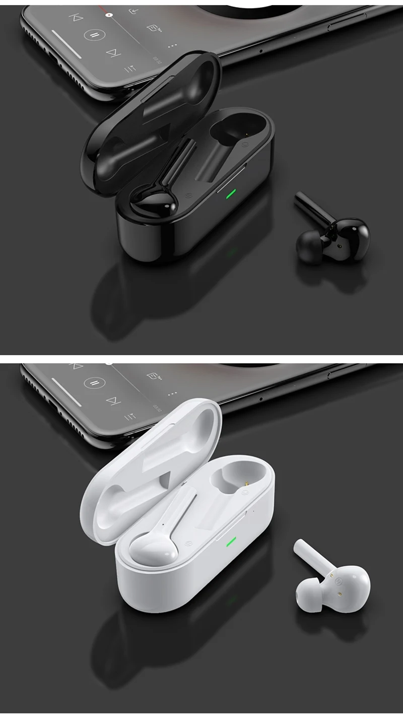LESIRI мини TWS Bluetooth беспроводные наушники Freebud с сенсорным управлением спортивная Гарнитура с двойным микрофоном для мобильного телефона