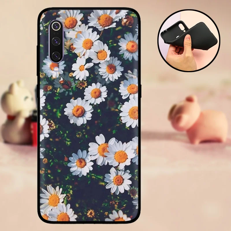 Силиконовый чехол mi 9 SE, задняя крышка для телефона mi 9, чехол s, мягкий чехол из ТПУ для Xiao mi 9 mi 9SE, Матовый Бампер для телефонов mi 8 Lite - Цвет: Z7BJH