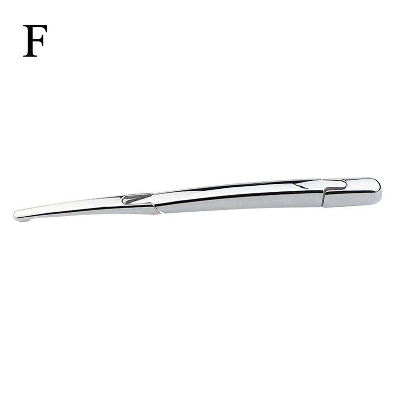 F (Rear Wiper Cover) Хромированные аксессуары для противотуманных фар, дверное зеркало заднего вида, решетка крышки, подходит для Nissan Qashqai J11 - Цвет: F (Rear Wiper Cover)