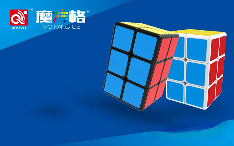QiYi MoFangGe 2x2x3 магические кубики 223 наклейки скоростные головоломки кубики детские образовательные забавные игрушки для детей рождественские подарки