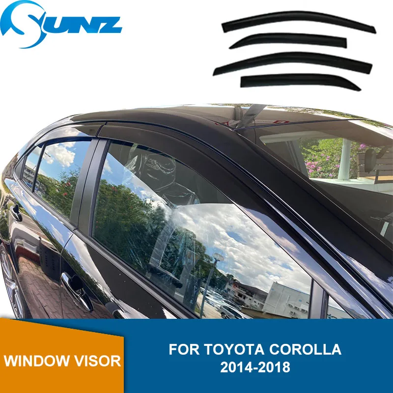 Боковые оконные дефлекторы для TOYOTA COROLLA 2014 2015 2016 2017 2018 автомобильный