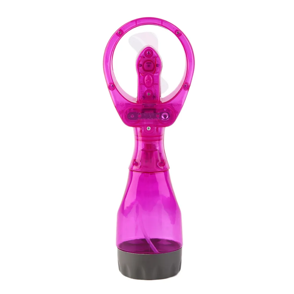 

Multi Portable Mini Hand Fan Plastic Water Spray Cooling Fan Outdoor Travel Small Humidification Electronic Fan Clip 5 Colors