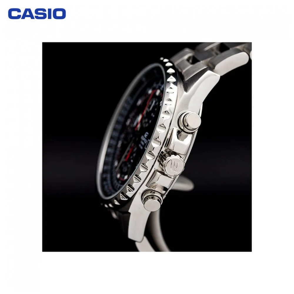 Наручные часы Casio EF-527D-1A мужские с кварцевым хронографом на браслете