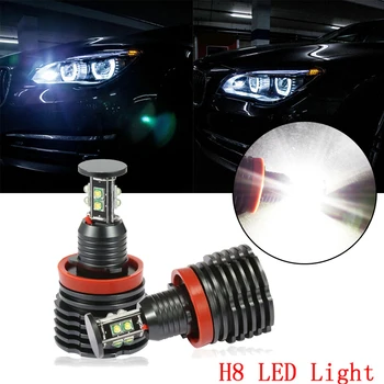 

For BMW 5 6 Series Car LED Angel Eyes Lamps Auto Lights Bulbs 80W 6000k-6500k