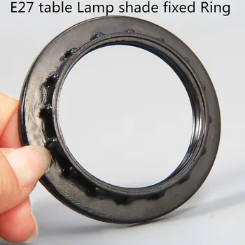 

3pc/lot E27 Light Shades Adapter table lamp fixing ring black White plastic Washer Retaining change Ring Lighting Accessories