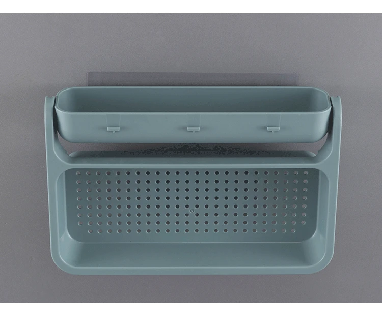 New Sale Dish Folding Drain Rack Sink Hanging Storage Rack Kitchen Accessories Punch Free Sponge Drain Dry Towel Organizer