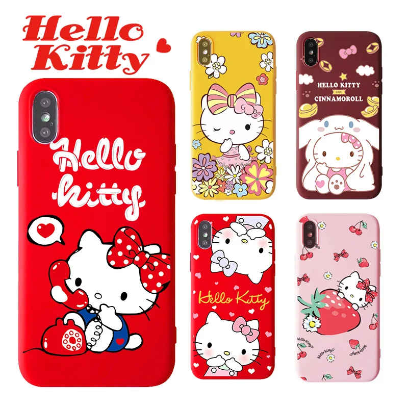 Чехол для телефона hello kitty iPhone XS 11 Pro MAX XR X Max чехол| |