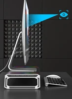 befon Foldable Monitor Stand Riser Desk Support USB3 0 RGB Light Transfer Data Keyboard Mouse Storage