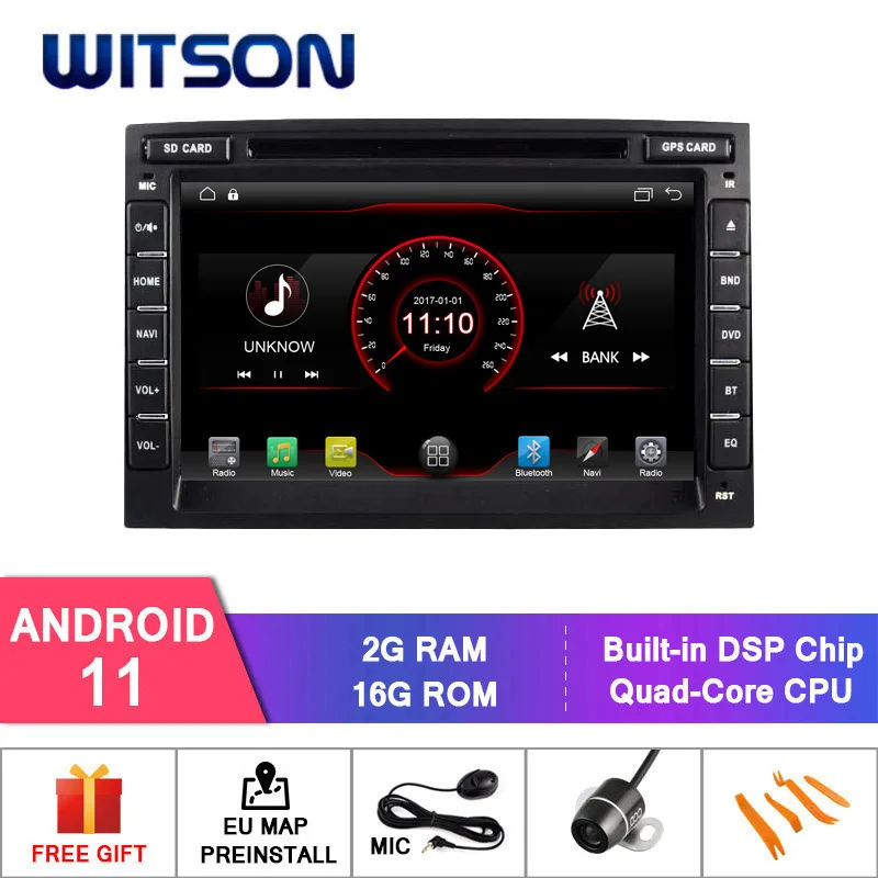 Автомагнитола WITSON на Android 11 2 + 16 ГБ для KIA Sportage 2016 | Автомобили и мотоциклы