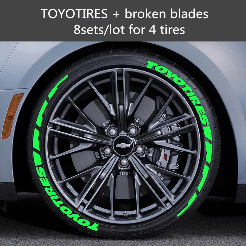  Universal Tire Stickers for Cars Auto Motorcycle Rubber Sticker Car Tuning Decals 3D Logo Styling W