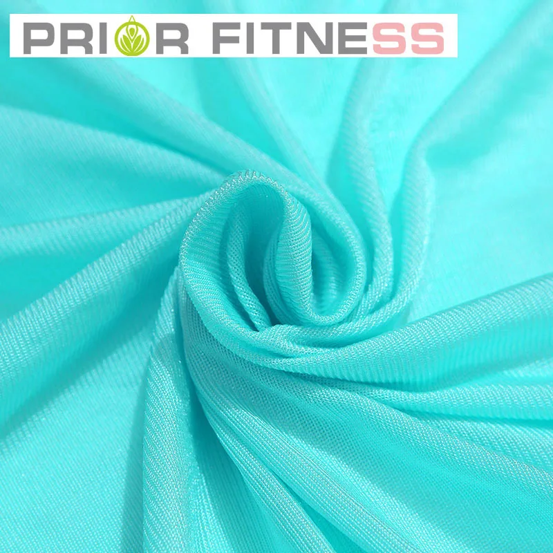 Prior fitness Deluxe 14 ярдов/12,8 м воздушная шелковая ткань нейлон низкая эластичность воздушные шелкопряды высокая прочность Акробатический Летающий шелк - Цвет: Aquamarine