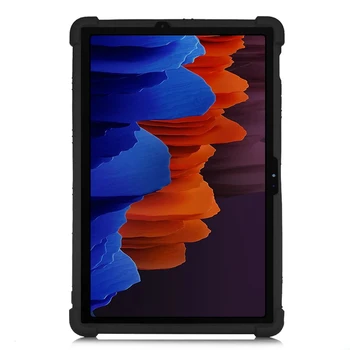 

Rugged Silicone Stand Protection Cover Case For Samsung Galaxy Tab S7 Plus 12.4 Inch SM-T970/T975/T976 2020 Release Tablet