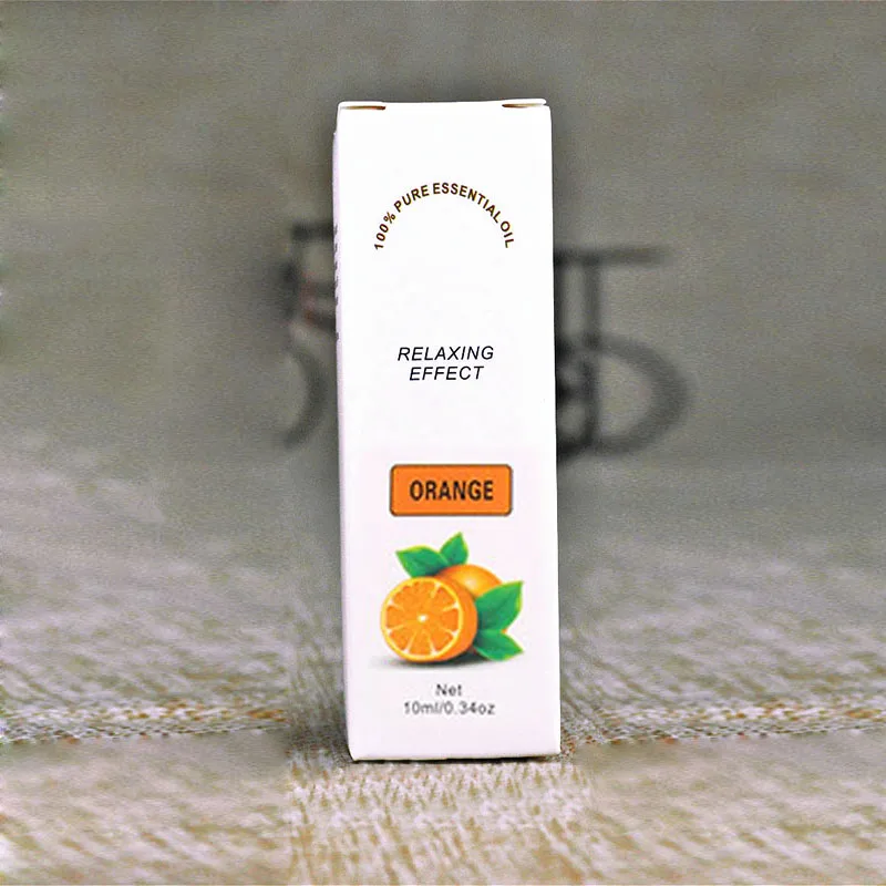 Натуральное ароматическое Масло Премиум эфирное масло 10 мл снимает напряжение и нервы - Цвет: Orange