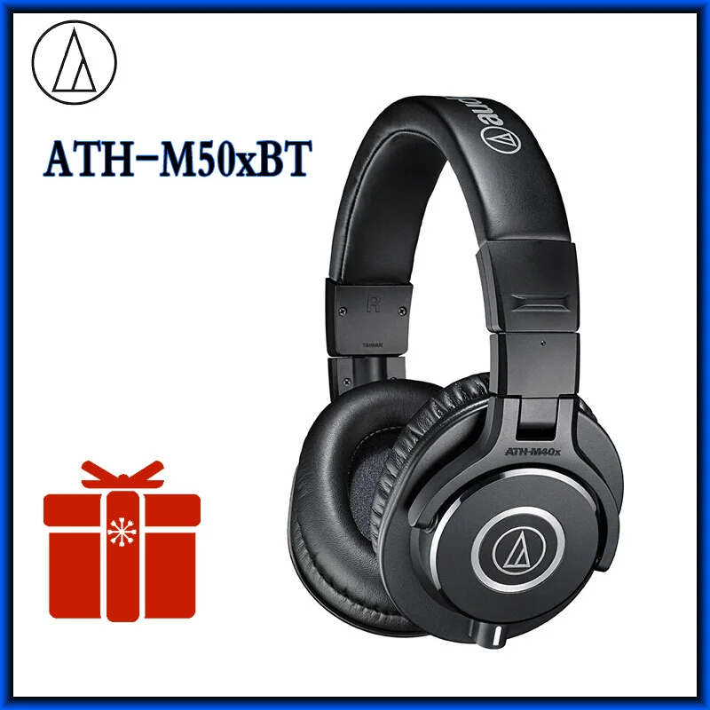 

Original Audio Technica ATH-M50xBT Wired/Wireless Bluetooth Earphone Folding Headphone With Remote Control Mic Hi-Res Hifi