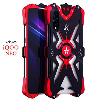 Перейти на Алиэкспресс и купить ДЛЯ Vivo IQOO NEO роскошный новый сверхмощный бронированный Металлический Алюминиевый задний Чехол VIVO Z5 V17 Neo Y7S S1 Helio P65
