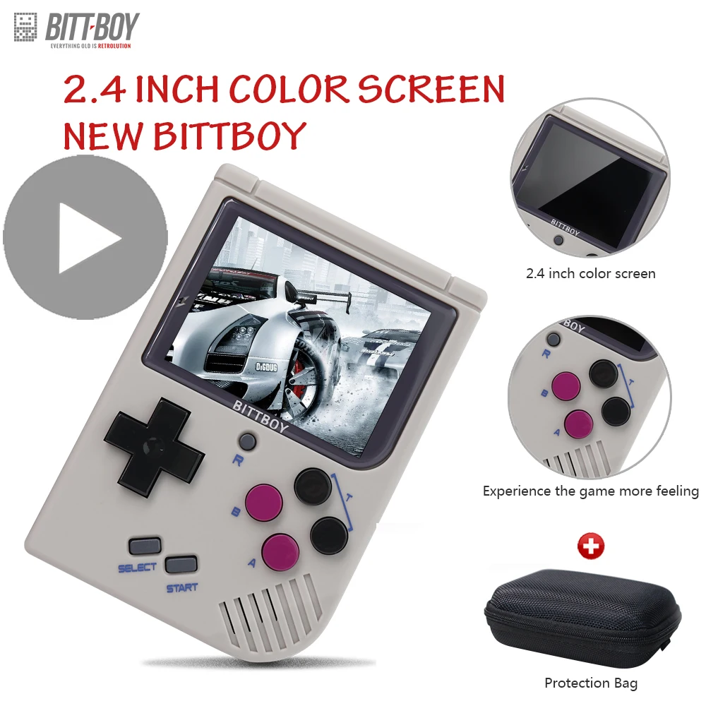 Bittboy Ретро Игровая приставка портативный игровой мини аркадная видеоигра Retrogaming