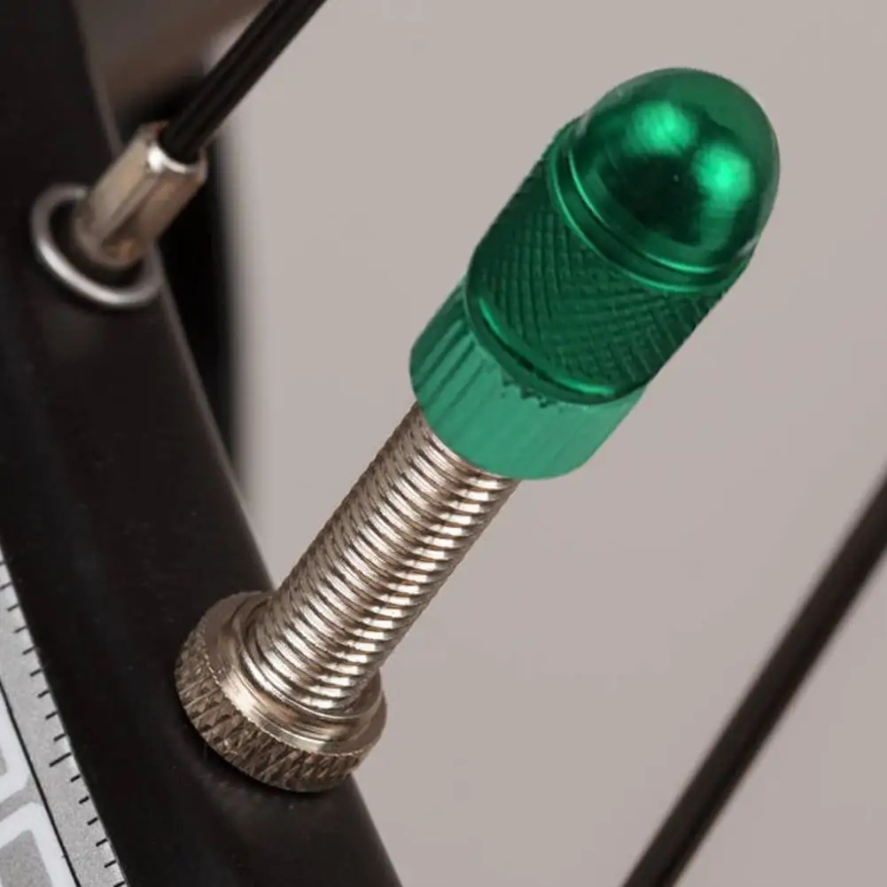 18pcs Claasic CNC Aluminum Tire Stem Hot Sale Outdoor Schrader French Valve Caps Cover with Adapter Bike Accessory