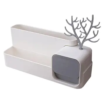 

Household Storage Rack Hanging Storage Shelf Punch Free Storage Holder