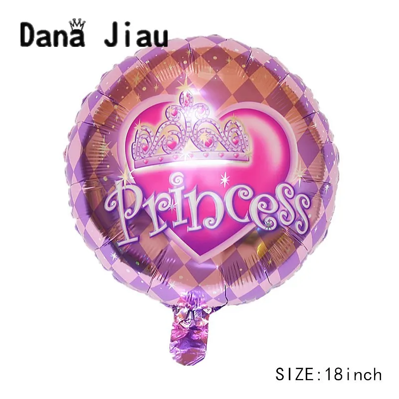 Dana jiau 18 дюймов принцесса день рождения фольги Воздушные шары розовый карусель украшения 20 лет макияж алмазы мяч поставка - Цвет: 2