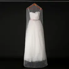 160/180 см очень большая мягкая ткань свадебное платье пылезащитный чехол пуловер тонкий свадебное платье сумка для хранения Прозрачная складная Одежда