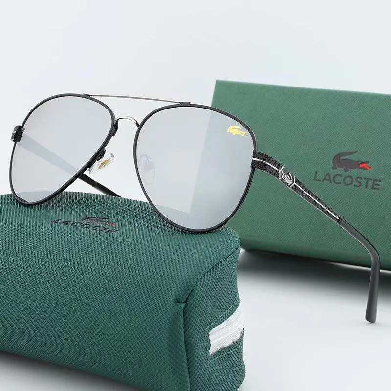 

NEW Driving Polaroid Sun Glasses Aluminum Frame Sports Sunglasses Men Polarized Driver Retro UV400 Anti-glare Goggles LA186