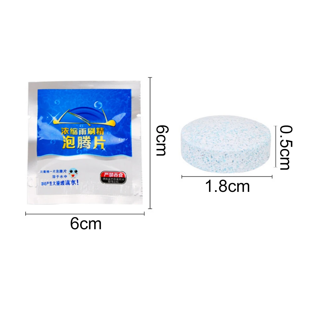 20/50/100 Pcs Car Solid Cleaner Effervescent Tablets Spray Cleaner Car Window Windshield Glass Cleaning Tool Auto Accessories 6