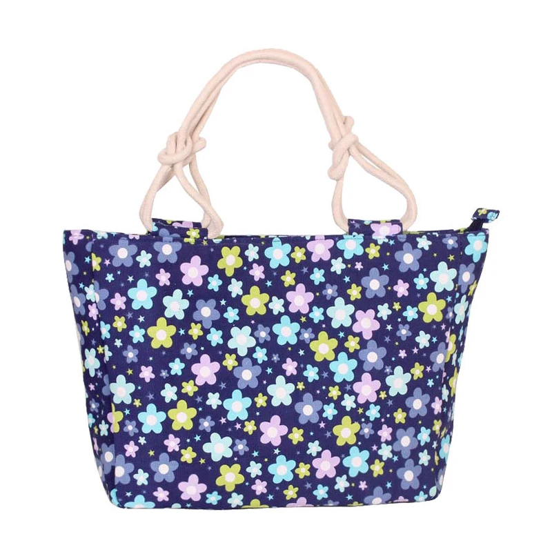 

Women Folding Handbag Folding Big Size Tote Ladies Casual Flower Printing Canvas Graffiti Shopping Bag sac main femme bolsa