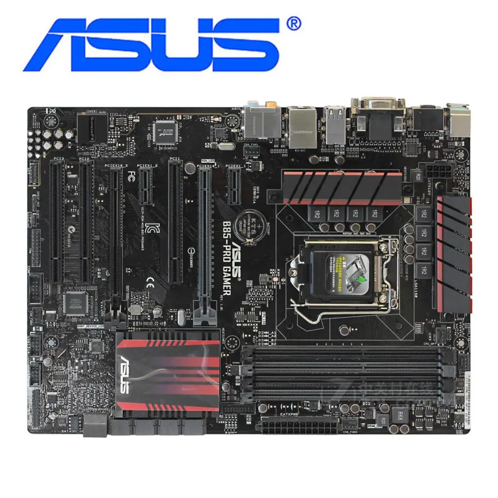 Материнская плата LGA 1150 DDR3 для ASUS B85-PRO GAMER 100% оригинальная материнская USB3.0 32G B85 PRO