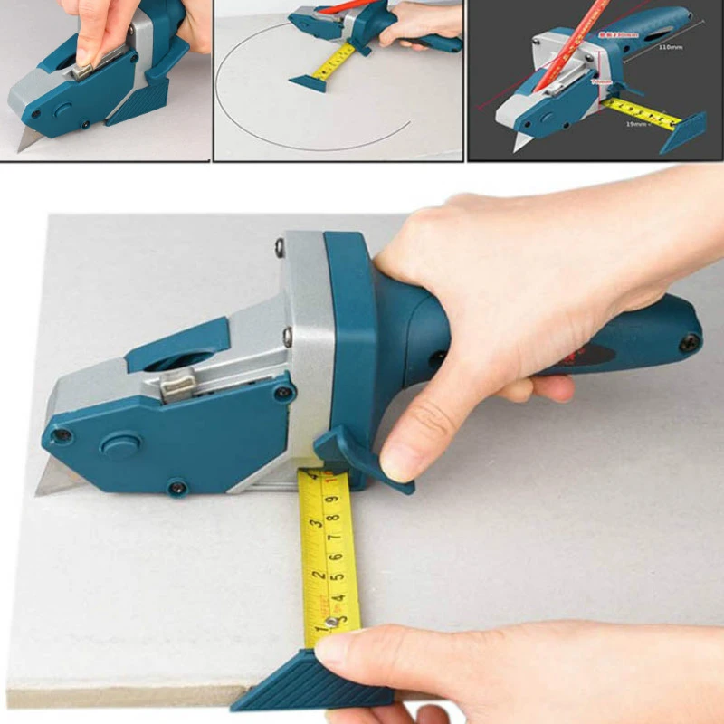 de corte de tablero de yeso, trazador de carpintería con escala, herramienta de tabla de corte de carpintería, dibujo de línea de brújula de arco|Juegos de herramientas manuales| - AliExpress