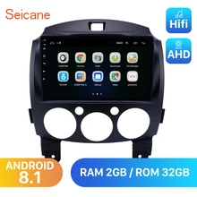 Seicane Android 8,1 для MAZDA 2/Jinxiang/DE/третьего поколения 2007-2013 Автомобильный Радио gps " 2Din блок мультимедийный плеер 3g wifi