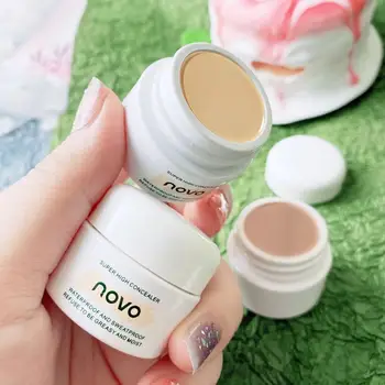

Novo New Concealer Stick Foundation Makeup Full Coverage Contour Face Concealer Cream Base Primer Moisturizer Hide Blemish