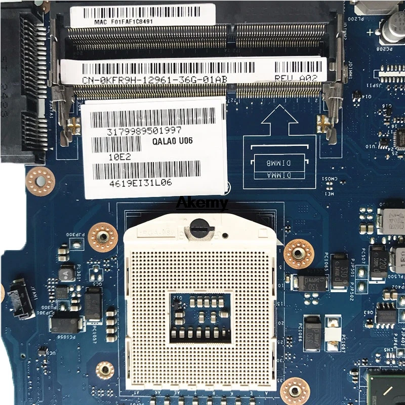 Для DELL E6530 серии Материнская плата ноутбука CN-0KFR9H 0KFR9H KFR9H LA-7761P QM77