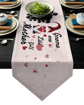 

Gnome One Like You Mother Table Runner Table Flag Home Party Decorative Tablecloth Table Runners