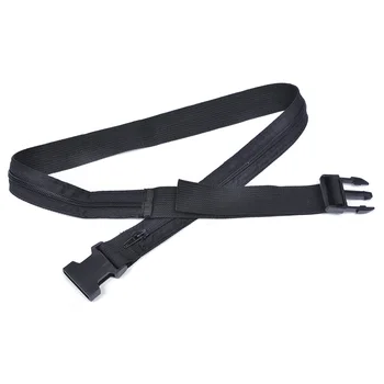 

Travel Anti Theft Wallet Belt Waist Money Belt with Secret Compartment Hiding Stash Money Nylon Safe Pouch Wallet Ticket Protect