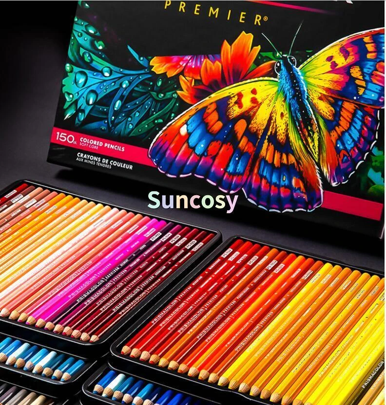 Set　Assorted　並行輸入　Col　筆記用具　Colored　Pencil　Soft　of　Prismacolor　48　Premier　Core