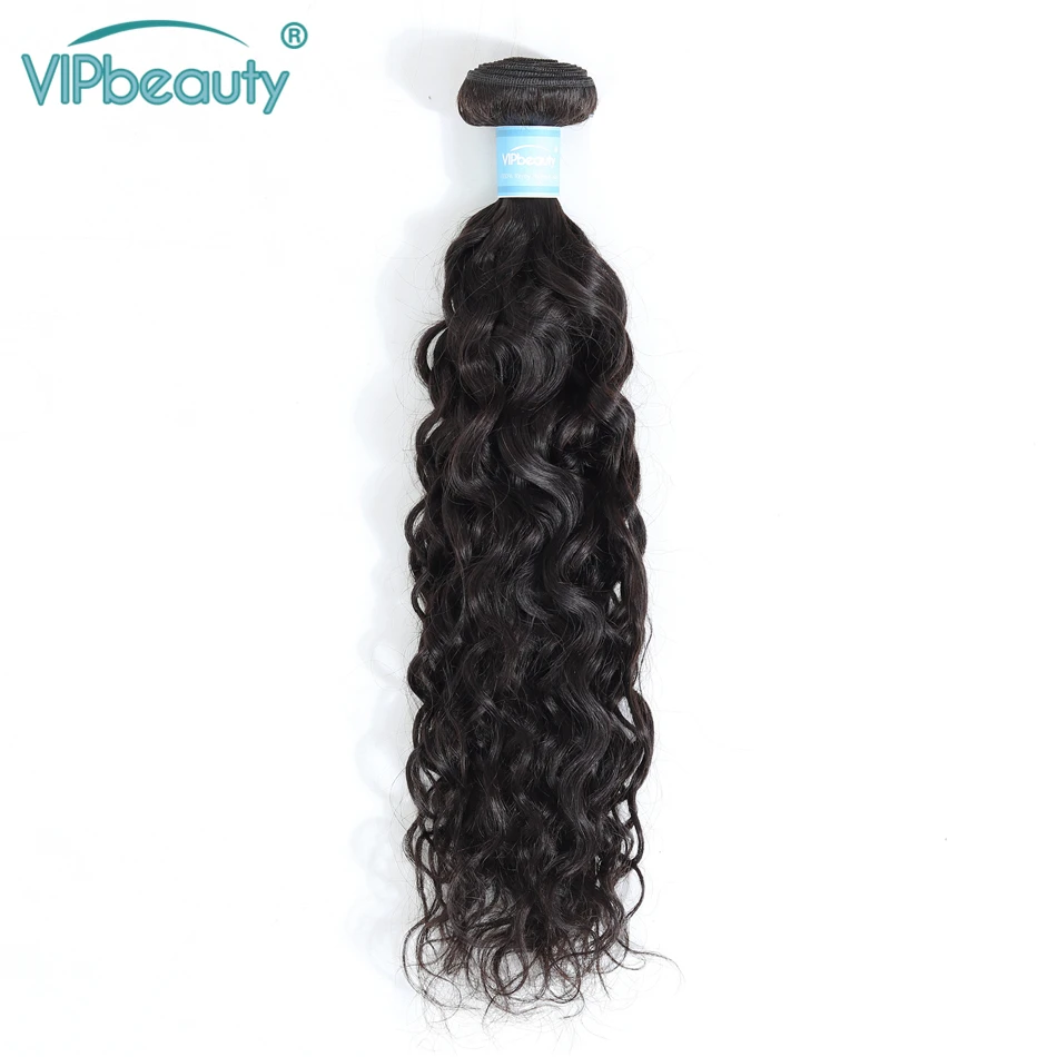 Vipbeauty, перуанские волнистые пряди, волосы remy, натуральный цвет, 100% человеческие волосы, 3 пряди/лот