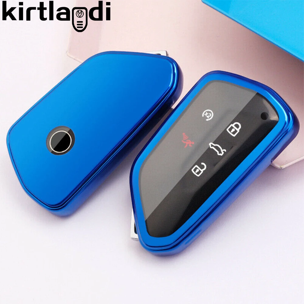Key Case Cover for Skoda A8 Octavia MK8 Kamiq VW Golf 8 Gti Id4 Seat Cupra Formentor Leon Remote