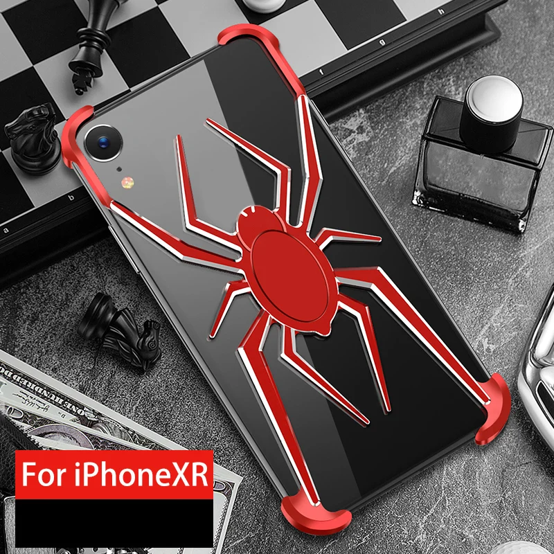 Для IPhone XS Max, Кронштейн для мобильного телефона, металлическая рамка в форме паука, индивидуальная рамка для телефона