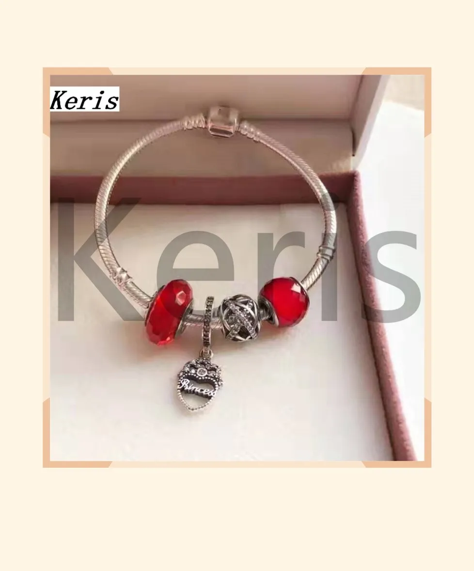 

High Quality Replica 1:1 100% Silver Charm String Bracelet With Free Delivery