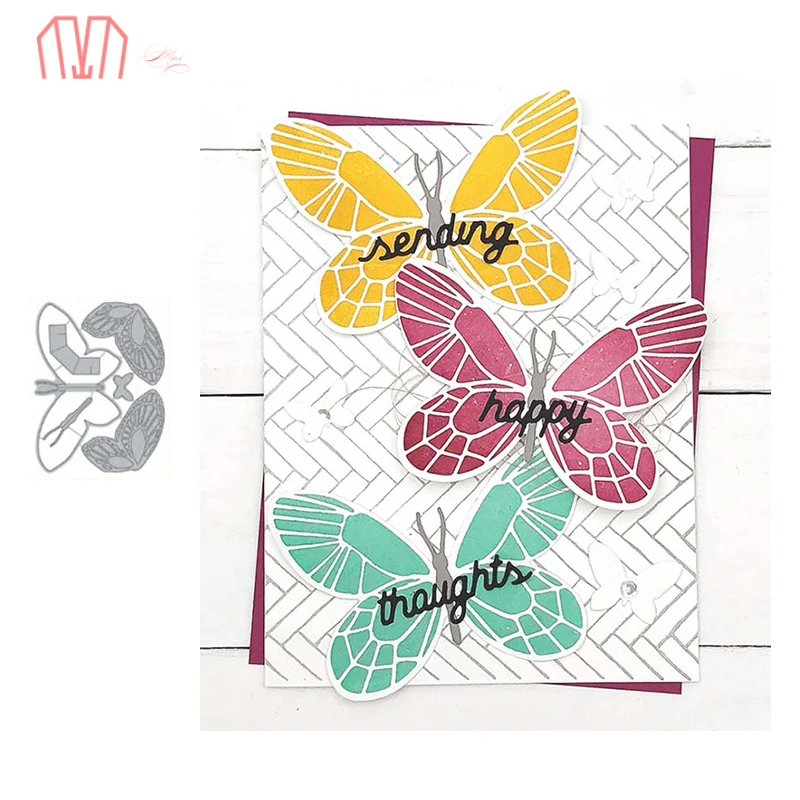 

Mai 3D POP UP Butterfly Metal Cutting Dies Stencils for DIY Scrapbooking Photo Album Decorative Embossing DIY Paper Cards