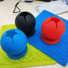 

Silicone Waste Collector Suction Cup Storage Box Portable Handicraft Tissue Bin