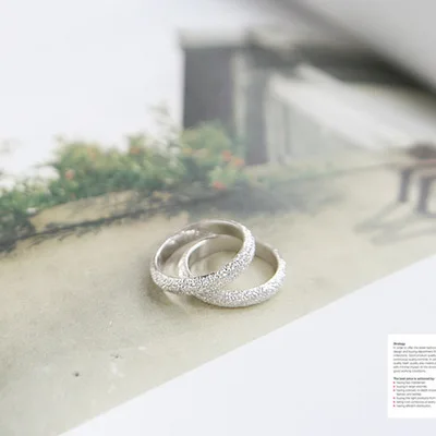 

New Frosted wedding sterling rings white goldplated Leaf Ring Set for women Jewelry b30 anel mujer claddagh ring 1pcs