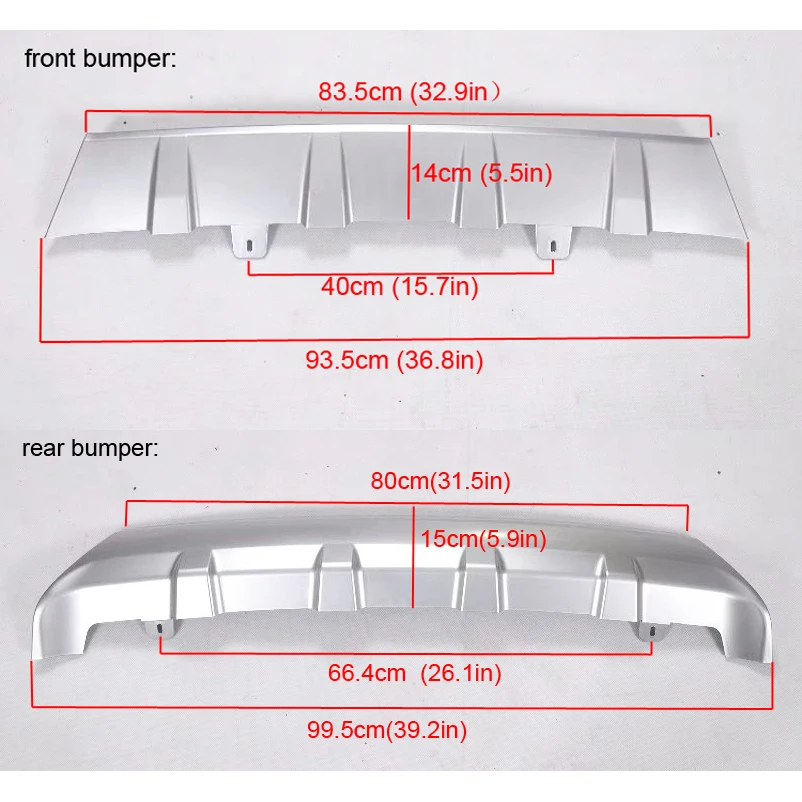 Защитный бампер противоскользящая пластина для VOLVO XC60 2017 2018 2019 2020 Новый АБС